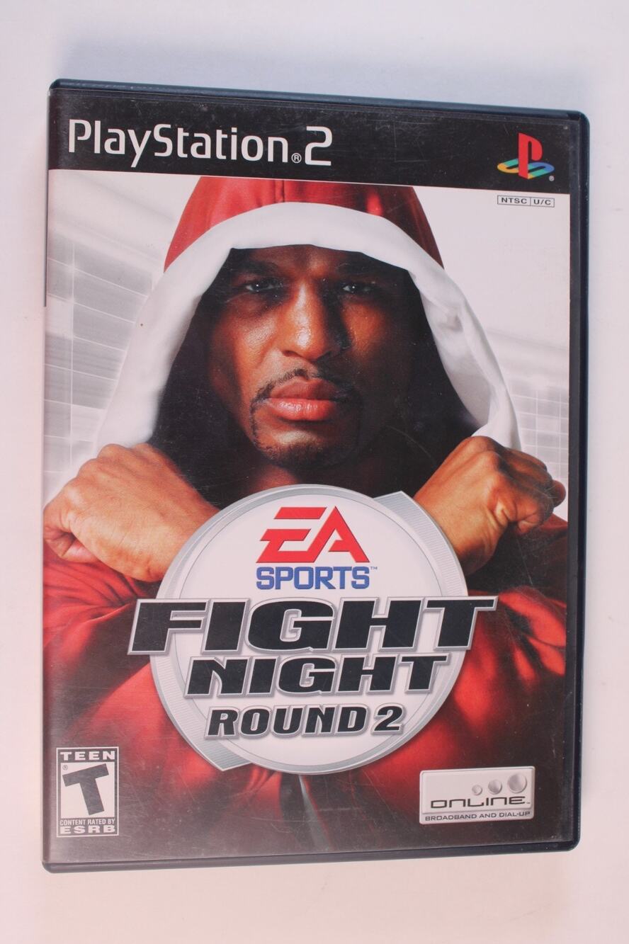 Fight Night Round 2 (Sony Playstation 2 PS2) Authentic, Complete, Tested/Works